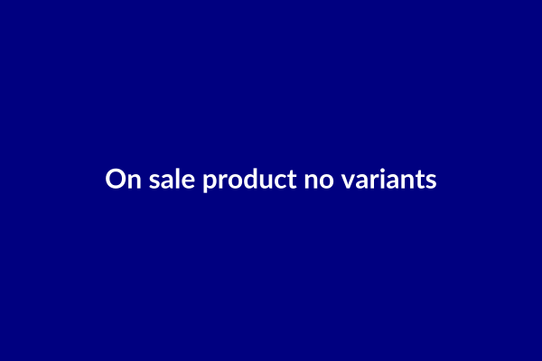 On Sale w/o Variants