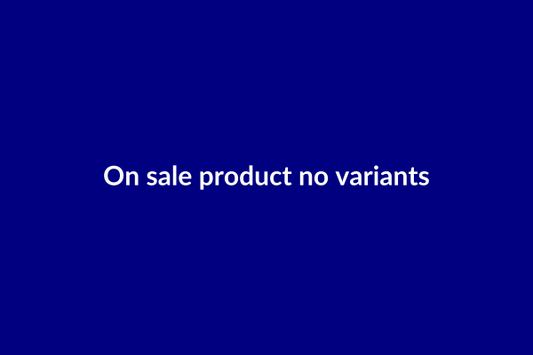 On Sale w/o Variants